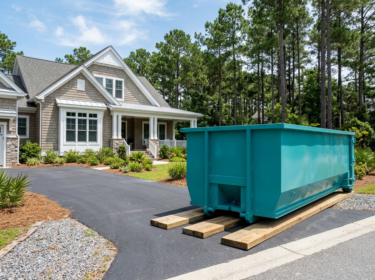 Quantum Rolloffs precision roll-off delivery truck in Huntsville AL